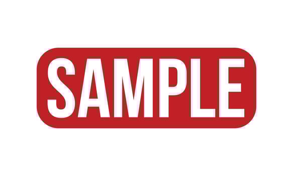 Sample Rubber Grunge Stamp Seal Vector Illustration