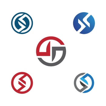 Business corporate S letter logo vector