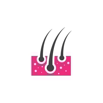 hair transplant logo vector