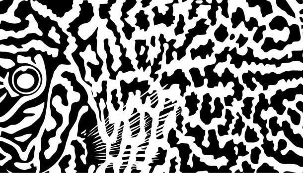 Artistic Motifs Pattern Inspired by Symphysodon or Discus Fish Skin, for decoration, ornate, background, website, wallpaper, fashion, interior, cover, animal print, or graphic design element vector