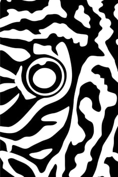 Artistic Motifs Pattern Inspired by Symphysodon or Discus Fish Skin, for decoration, ornate, background, website, wallpaper, fashion, interior, cover, animal print, or graphic design element vector