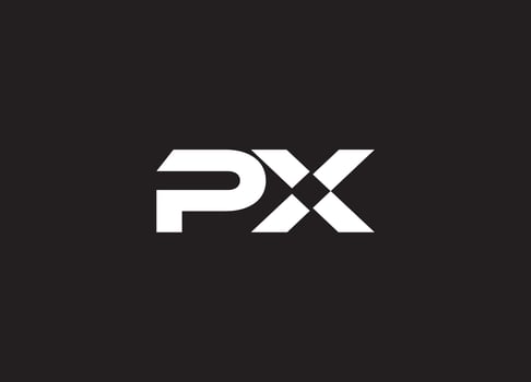 PX logo design and company logo vector