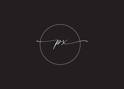 PX logo design and company logo vector