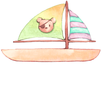 Cute watercolor boat. png