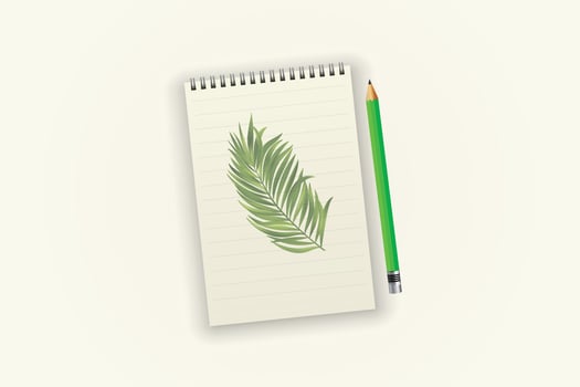 notebook blank Design With Vector Design
