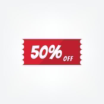 Sale discount icon. Special offer price signs vector