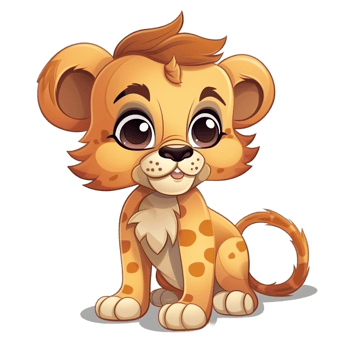 Baby Lion Cartoon png