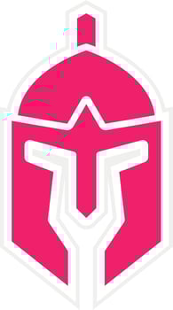 Roman Helmet Vector Icon Style