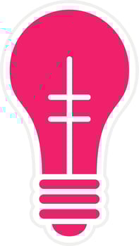 Bulb Vector Icon Style