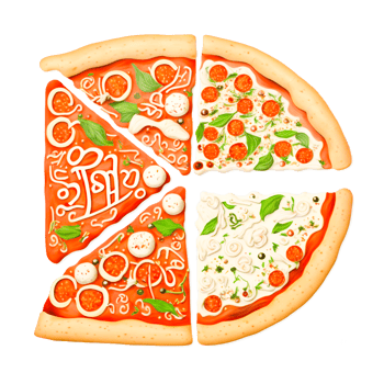 pizza top view stock illustration png