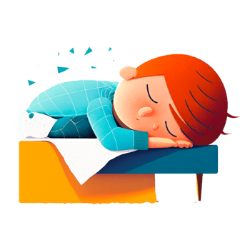 little girl sleeping icon png
