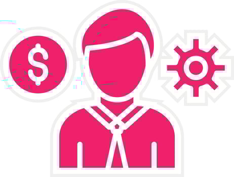 Employer Vector Icon Style