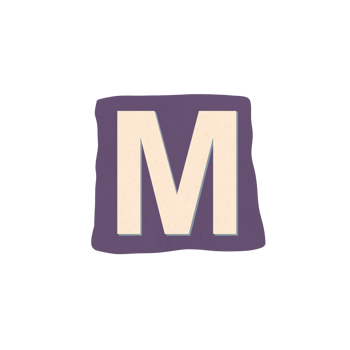 Cutout Letter M png