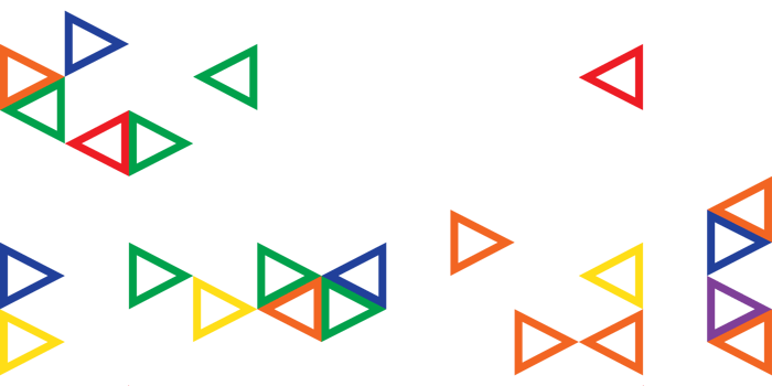 Abstract colorful low poly geometric shapes background png