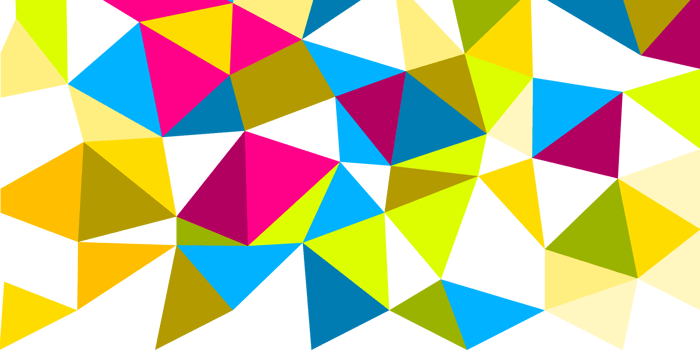 Abstract colorful low poly geometric shapes background png