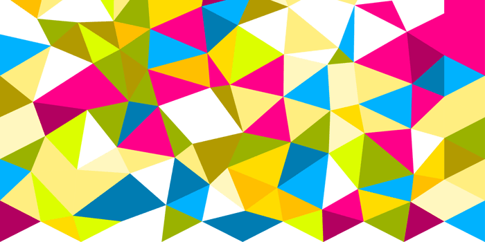 Abstract colorful low poly geometric shapes background png
