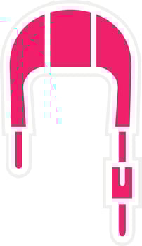Helmet Vector Icon Style