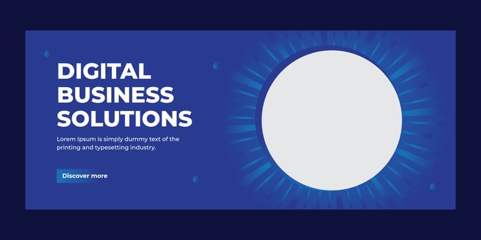 corporate business web banner template vector