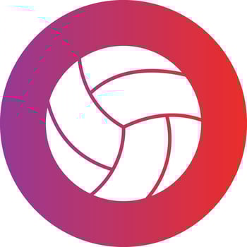 Vector Design Volleyball Icon Style