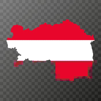 Styria state map of Austria. Vector illustration.