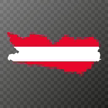 Carinthia state map of Austria. Vector illustration.