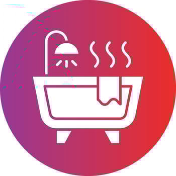 Vector Design Bathtub Icon Style