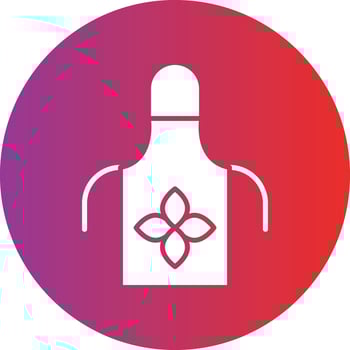 Vector Design Apron Icon Style