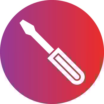 Vector Design Screwdriver Icon Style