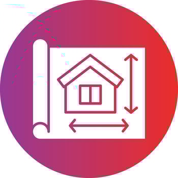 Vector Design Blueprint Icon Style