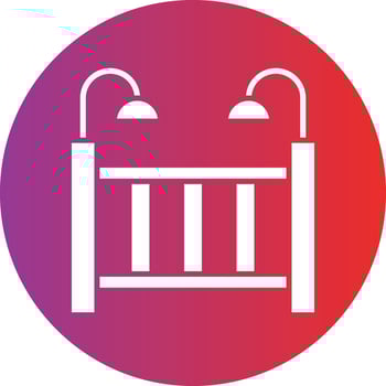 Vector Design Crib Icon Style
