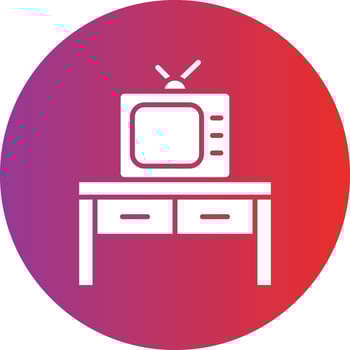 Vector Design Tv Table Icon Style