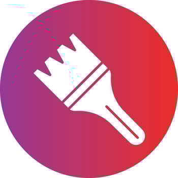 Vector Design Paint Brush Icon Style