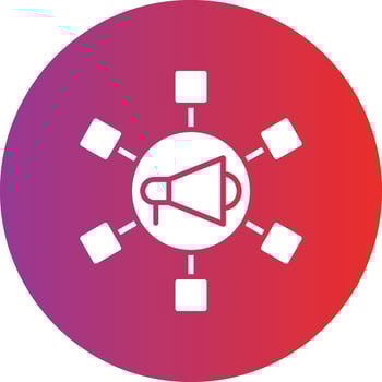Vector Design Viral Marketing Icon Style