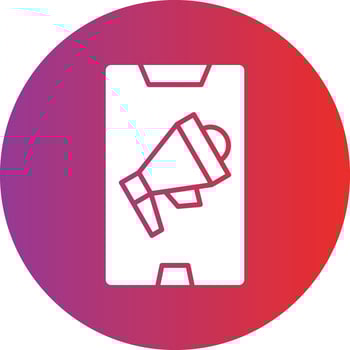 Vector Design Mobile Marketing Icon Style