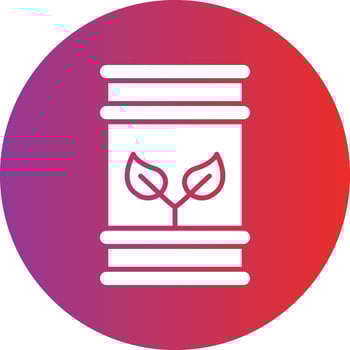 Vector Design Eco Barrel Icon Style