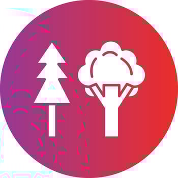 Vector Design Forest Icon Style