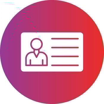 Vector Design Member Card Icon Style