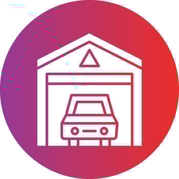 Vector Design Car Garage Icon Style