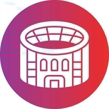 Vector Design Stadium Icon Style