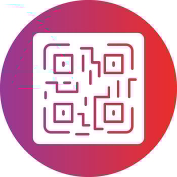 Vector Design QR Code Icon Style