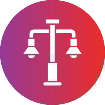 Vector Design Street Lights Icon Style