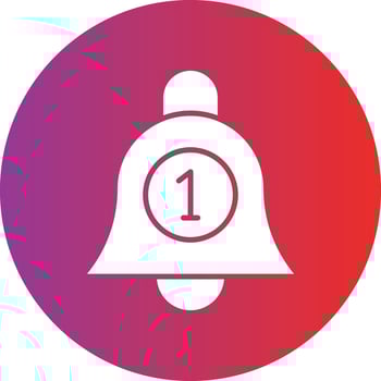 Vector Design Notification Bell Icon Style