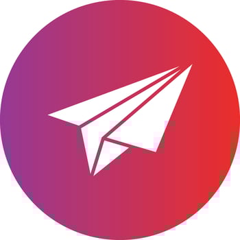 Vector Design Send Icon Style