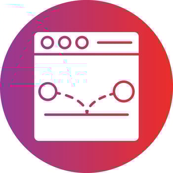 Vector Design Bounce Rate Icon Style
