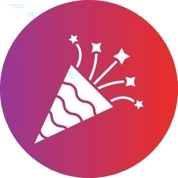 Vector Design Confetti Icon Style