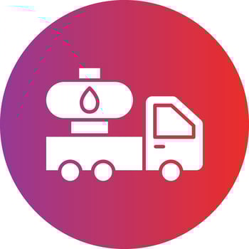 Vector Design Oil Truck Icon Style