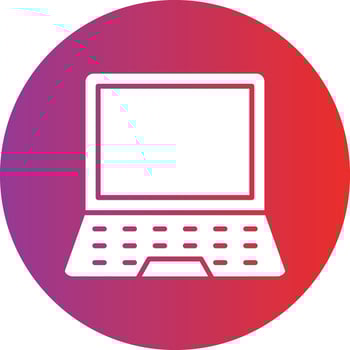 Vector Design Laptop Icon Style