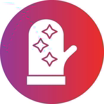 Vector Design Oven Mitt Icon Style