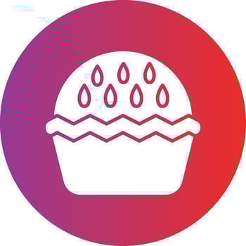 Vector Design Apple Pie Icon Style