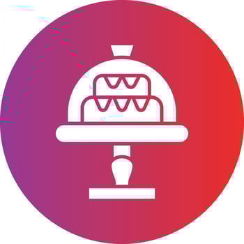 Vector Design Cake Dome Icon Style